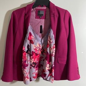 Express lace trimmed tank top